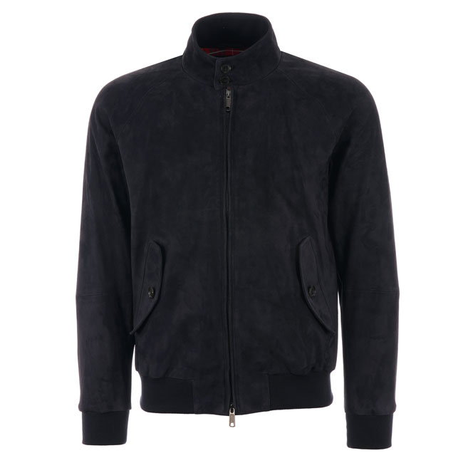 Baracuta G9 Suede Harrington Jacket clearance - Modculture