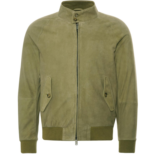 Baracuta G9 Suede Harrington Jacket clearance