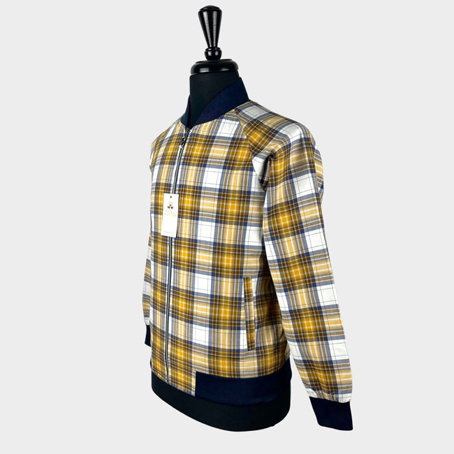 Limited edition gingham monkey jacket by Real Hoxton