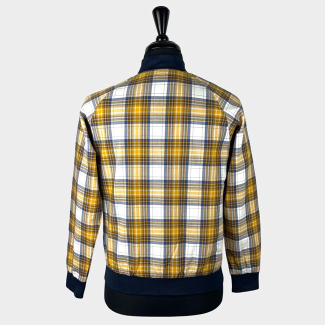 Limited edition gingham monkey jacket by Real Hoxton