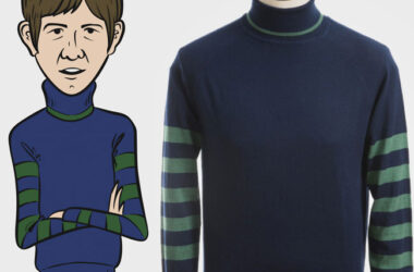 Small Faces-inspired Jones roll-neck by Art Gallery Clothing