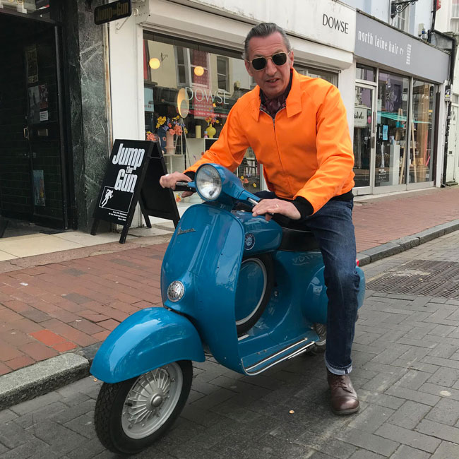Scoot safely with the Hi-Vis Harrington Jacket