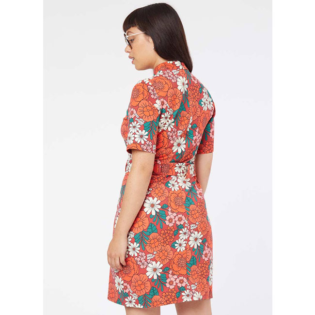 Tatum 1960s-style belted dress at Joanie
