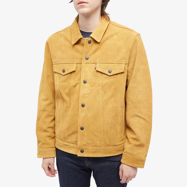 Levi's Vintage Highland Suede Trucker Jacket