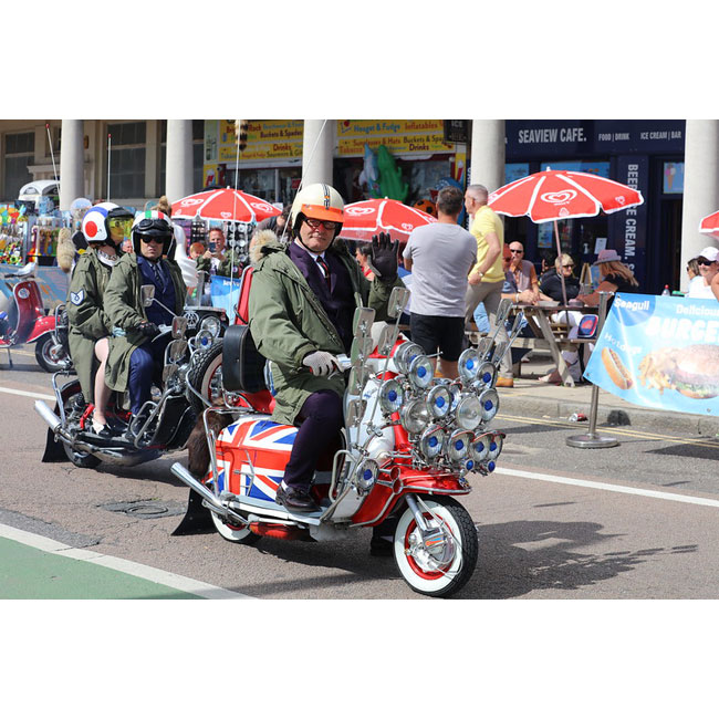 Brighton Mod Weekender 2023 photographs by Chris Wild