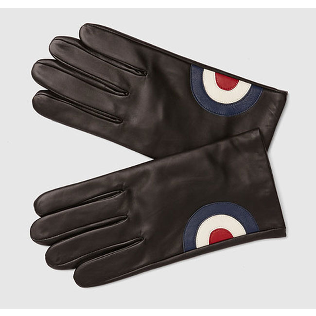 Target leather gloves by Frederick Sheppard