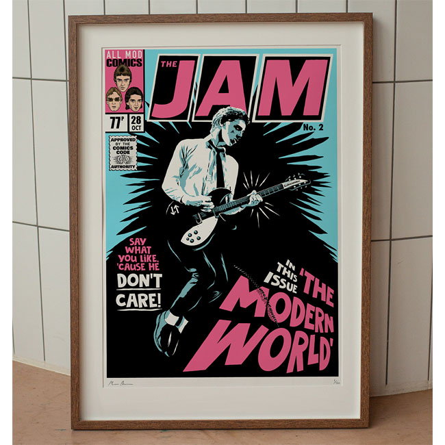 The Jam-inspired The Modern World print by Stuff By Mark