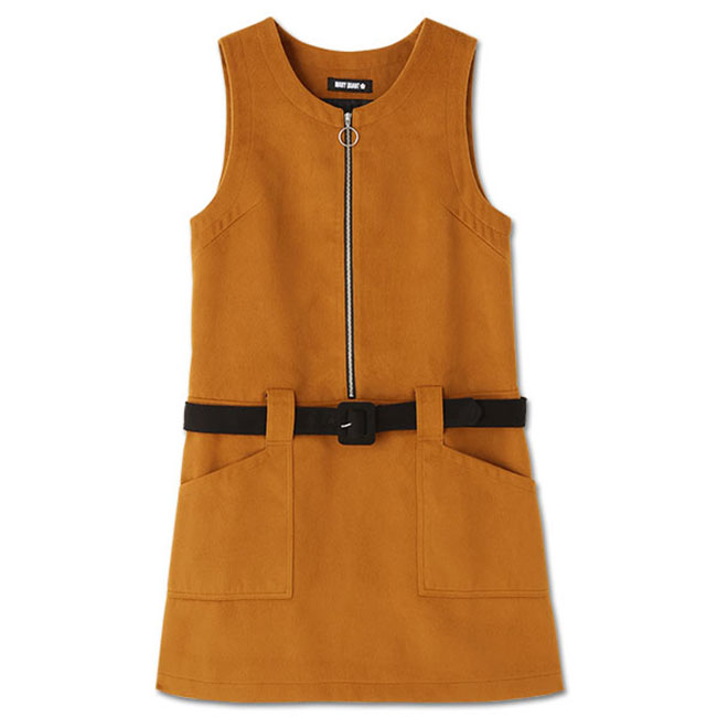 5. Belted Pinafore Dress