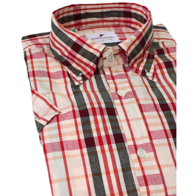 Limited edition Madras button-down shirts by Pellicano