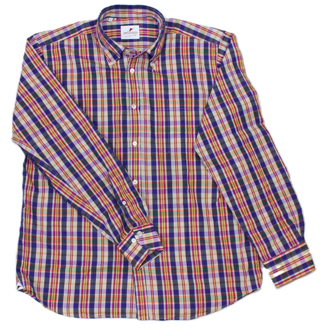 Limited edition Madras button-down shirts by Pellicano