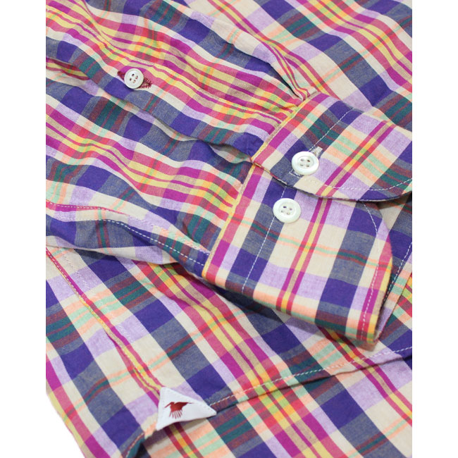 Limited edition Madras button-down shirts by Pellicano