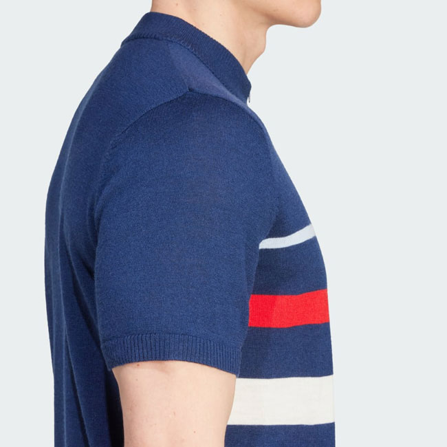 Vintage sportswear: Adidas half-zip wool cycling top