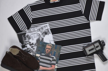 Steve McQueen striped t-shirt by 66 Clothing