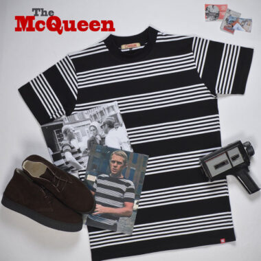 Steve McQueen striped t-shirt by 66 Clothing