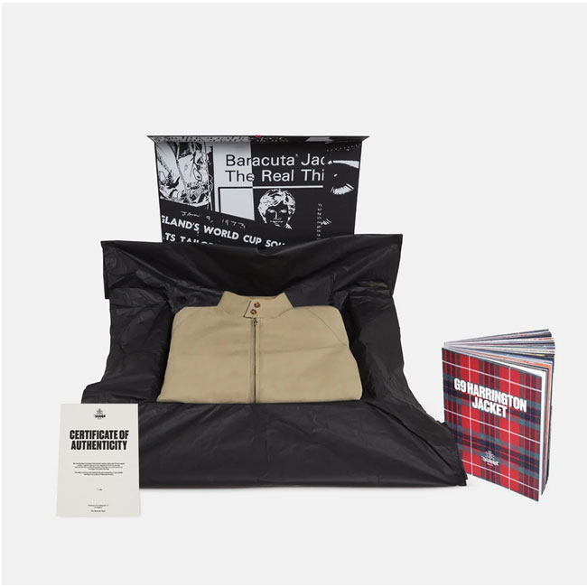 Baracuta launches an individually numbered G9 Harrington Jacket
