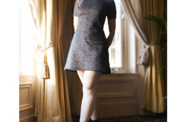 Carly 1960s-inspired paisley dress by 66 Clothing