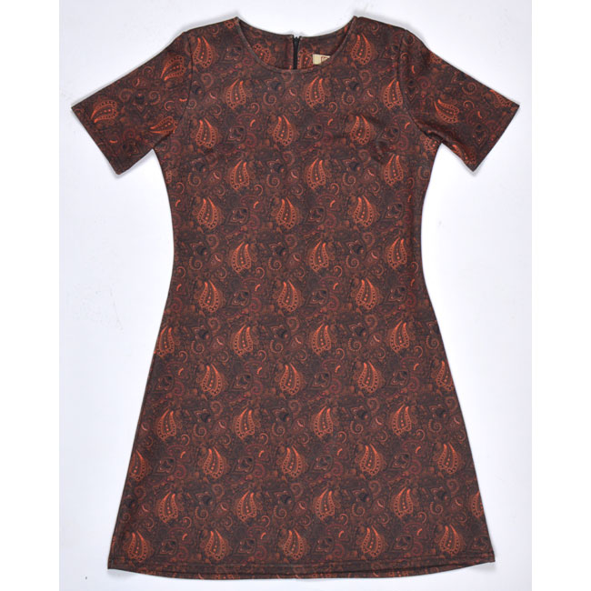 Carly 1960s-inspired paisley dress by 66 Clothing