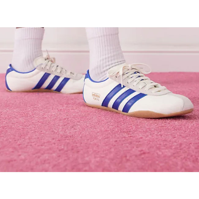 1960s Adidas Tokyo trainers in white leather