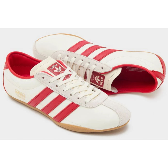 1960s Adidas Tokyo trainers in white leather