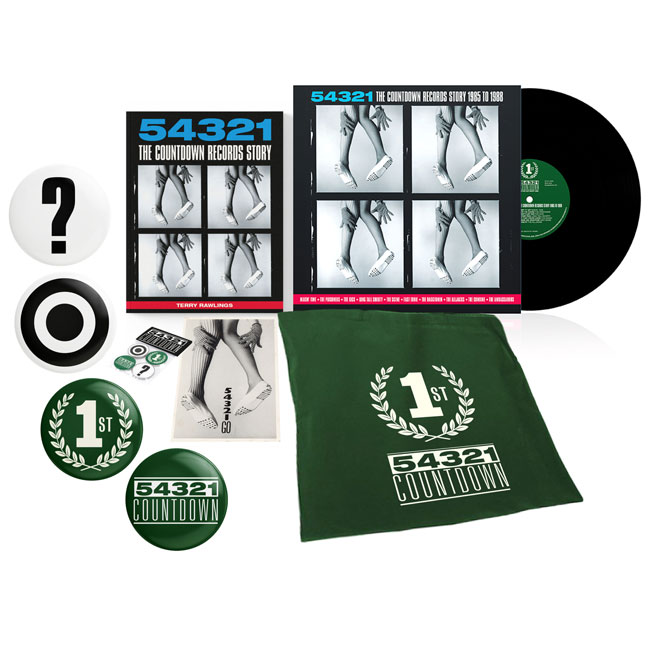 54321 The Countdown Records Story 1985 to 1988 vinyl and book
