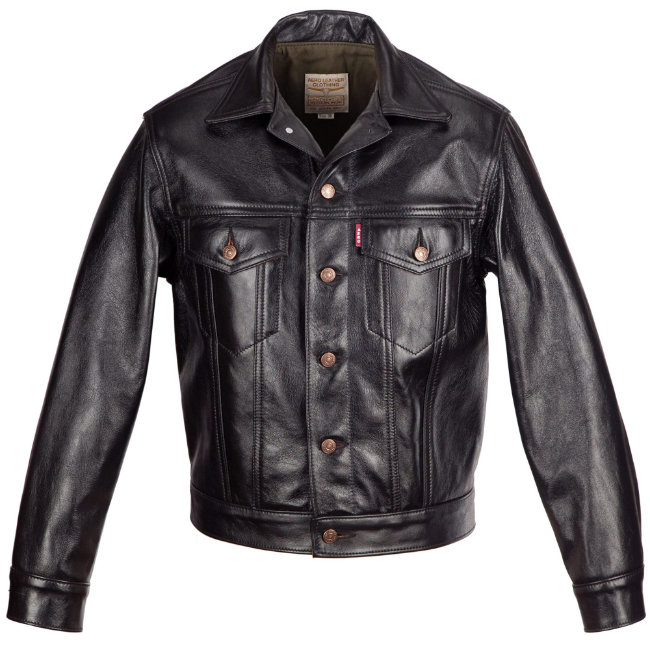 10. Leather Type III jean jacket by Aero Leather Clothing